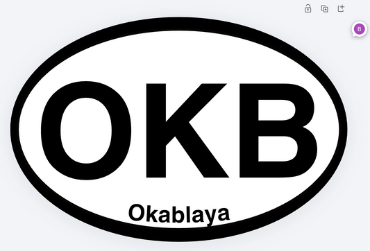 Okablaya Car Decal